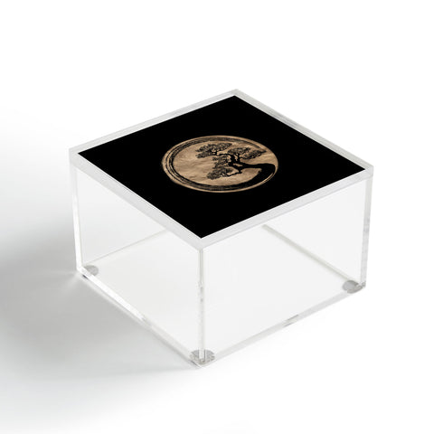 Creativemotions Enso Zen Circle and Bonsai Tree Acrylic Box
