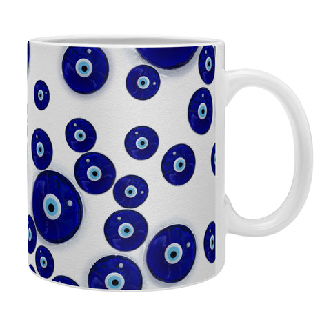 Creativemotions Greek Blue Glass Evil Eye Coffee Mug