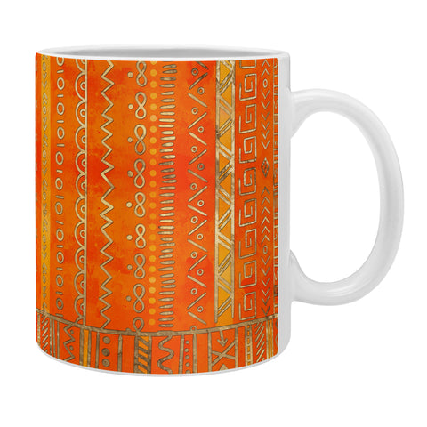 Creativemotions Tribal Ethnic pattern gold Coffee Mug