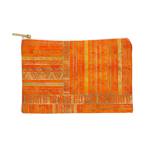 Creativemotions Tribal Ethnic pattern gold Pouch
