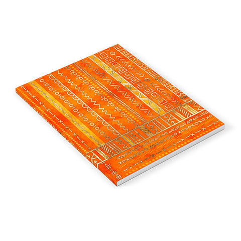 Creativemotions Tribal Ethnic pattern gold Notebook