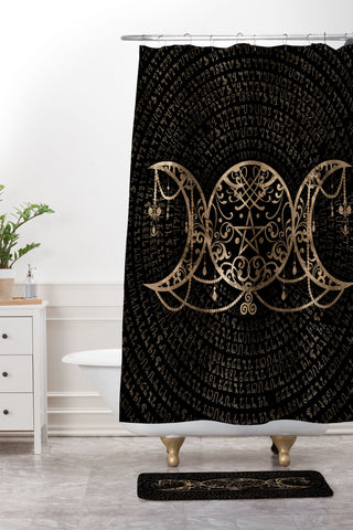 Creativemotions Triple Moon Triple Goddess Shower Curtain And Mat