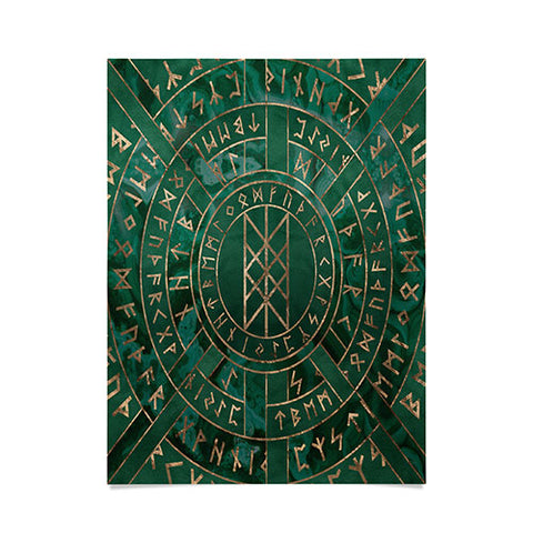 Creativemotions Web of Wyrd Malachite Leather Poster