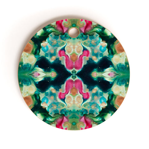 Crystal Schrader Botanical Jewels Cutting Board Round