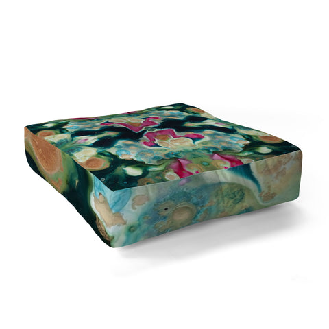 Crystal Schrader Botanical Jewels Floor Pillow Square