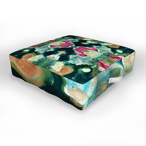 Crystal Schrader Botanical Jewels Outdoor Floor Cushion