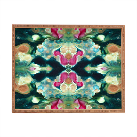 Crystal Schrader Botanical Jewels Rectangular Tray