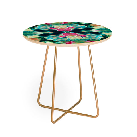 Crystal Schrader Botanical Jewels Round Side Table