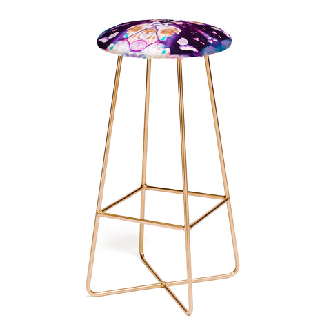 Crystal Schrader Carnaval Violet Bar Stool
