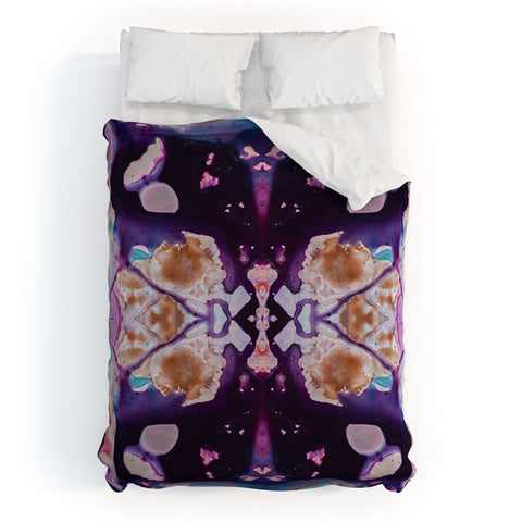Crystal Schrader Carnaval Violet Duvet Cover