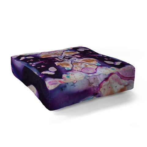 Crystal Schrader Carnaval Violet Floor Pillow Square