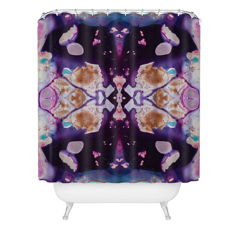 Crystal Schrader Carnaval Violet Shower Curtain