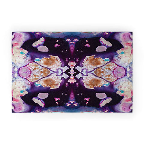 Crystal Schrader Carnaval Violet Welcome Mat