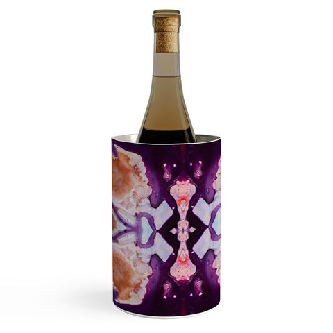 Crystal Schrader Carnaval Violet Wine Chiller