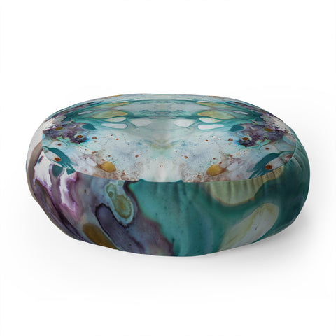 Crystal Schrader Cenote Floor Pillow Round