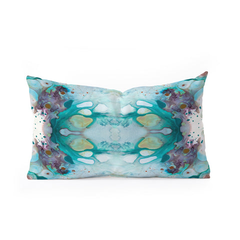 Crystal Schrader Cenote Oblong Throw Pillow