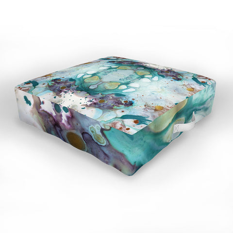 Crystal Schrader Cenote Outdoor Floor Cushion