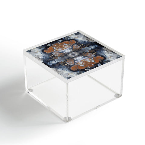 Crystal Schrader Copper and Steel Acrylic Box