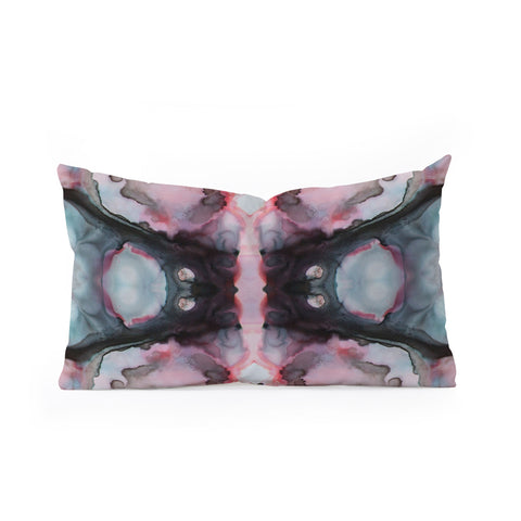 Crystal Schrader Deus Ex Machina Oblong Throw Pillow