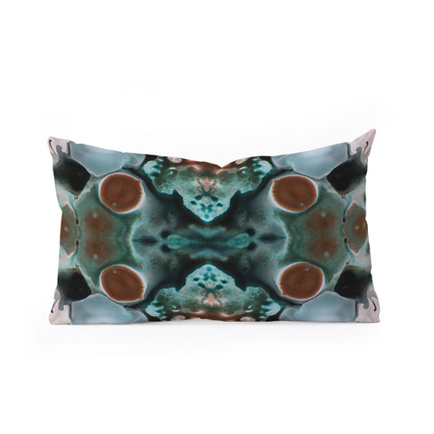 Crystal Schrader Emerald Wings Oblong Throw Pillow