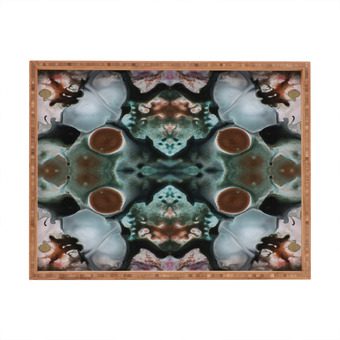 Crystal Schrader Emerald Wings Rectangular Tray