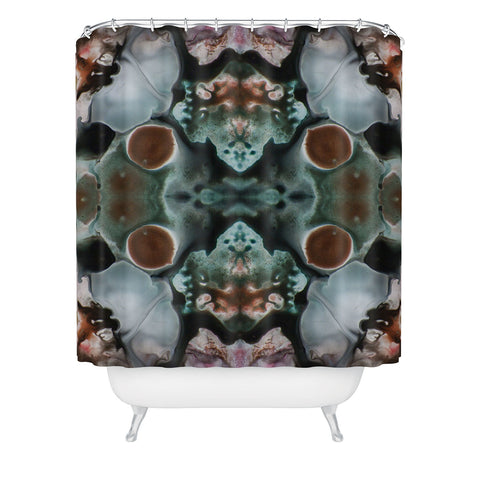 Crystal Schrader Emerald Wings Shower Curtain