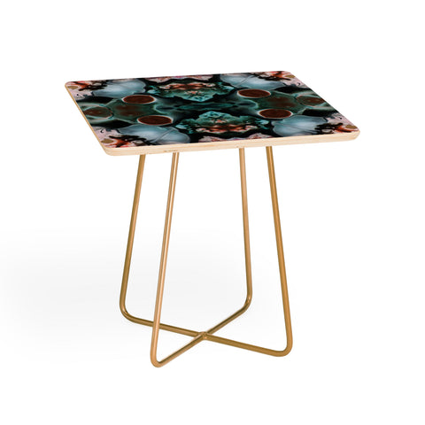 Crystal Schrader Emerald Wings Side Table