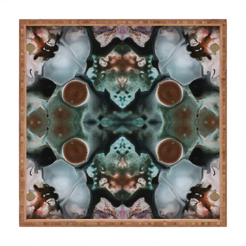 Crystal Schrader Emerald Wings Square Tray