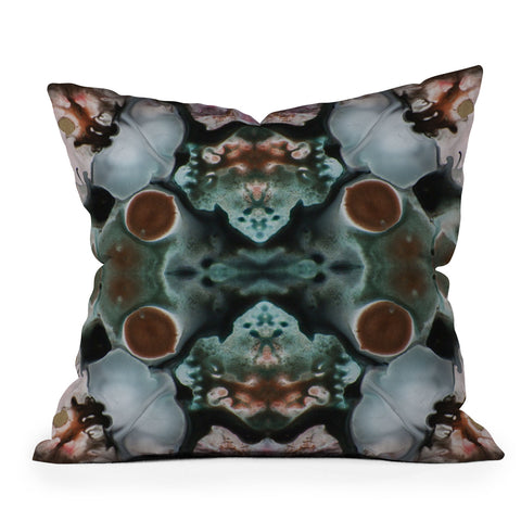 Crystal Schrader Emerald Wings Throw Pillow