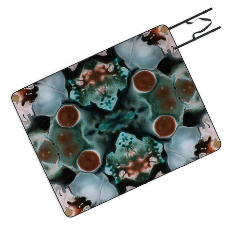 Crystal Schrader Emerald Wings Picnic Blanket