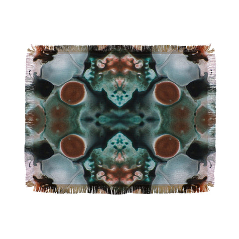 Crystal Schrader Emerald Wings Throw Blanket