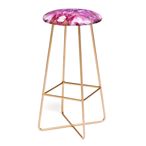 Crystal Schrader Infinity Orchid Bar Stool