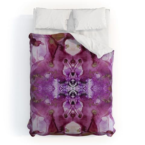 Crystal Schrader Infinity Orchid Duvet Cover