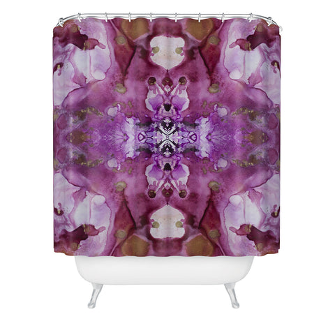 Crystal Schrader Infinity Orchid Shower Curtain