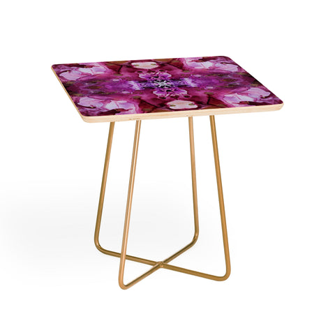 Crystal Schrader Infinity Orchid Side Table