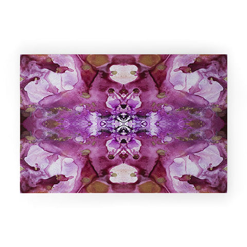 Crystal Schrader Infinity Orchid Welcome Mat