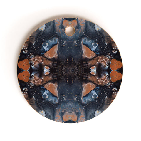 Crystal Schrader Iron Ore Cutting Board Round