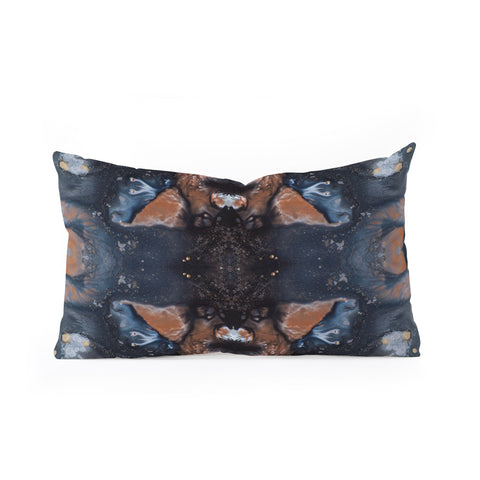 Crystal Schrader Iron Ore Oblong Throw Pillow