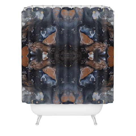 Crystal Schrader Iron Ore Shower Curtain