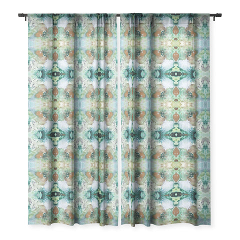 Crystal Schrader Mermaid Cove Sheer Window Curtain