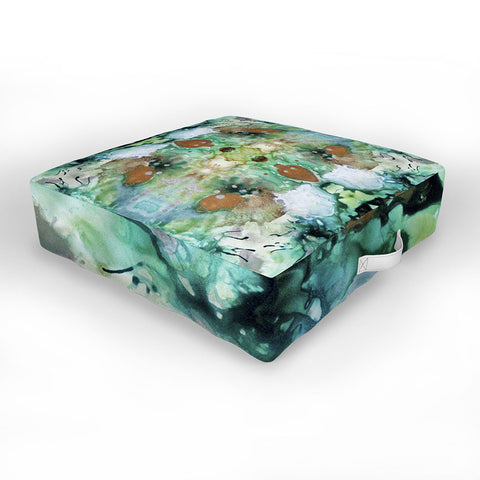 Crystal Schrader Mermaid Cove Outdoor Floor Cushion