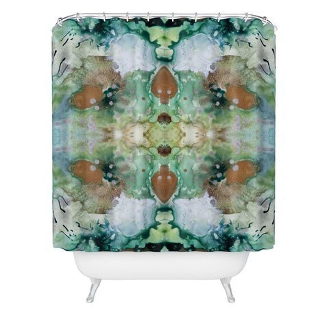 Crystal Schrader Mermaid Cove Shower Curtain