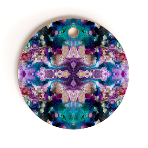 Crystal Schrader Ocean Depths Cutting Board Round