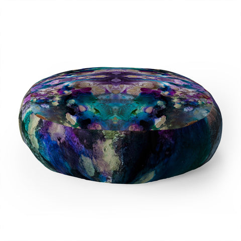 Crystal Schrader Ocean Depths Floor Pillow Round