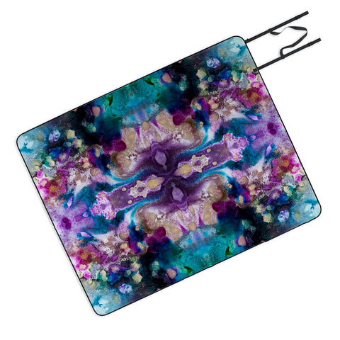 Crystal Schrader Ocean Depths Picnic Blanket