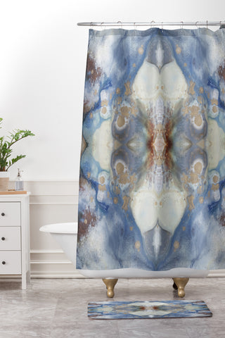Crystal Schrader Open Sky Shower Curtain And Mat