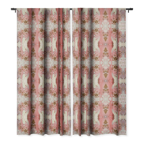 Crystal Schrader Peaches and Cream Blackout Window Curtain