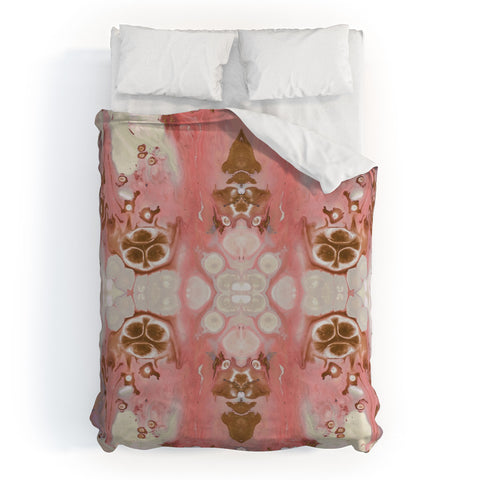Crystal Schrader Peaches and Cream Duvet Cover