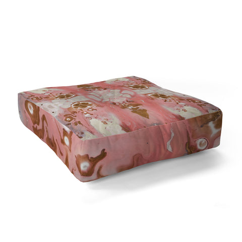 Crystal Schrader Peaches and Cream Floor Pillow Square