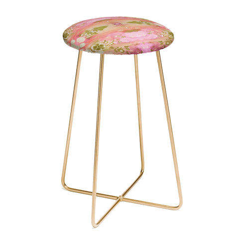 Crystal Schrader Pink Bubblegum Counter Stool